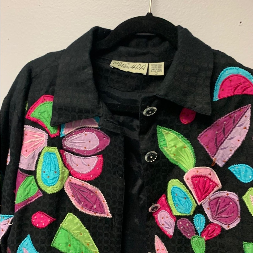 Colorful Embroidered Women's Jacket